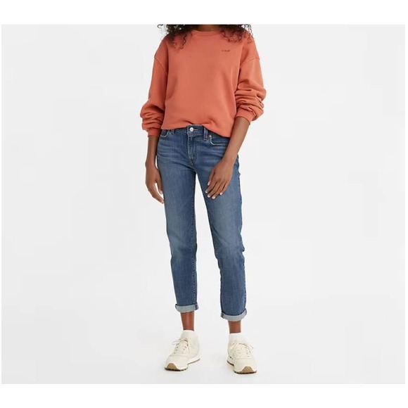 Levi's Denim - Levi Strauss & Co Mid Rise Boyfriend Cuffed Mid Rise Jeans Size 28